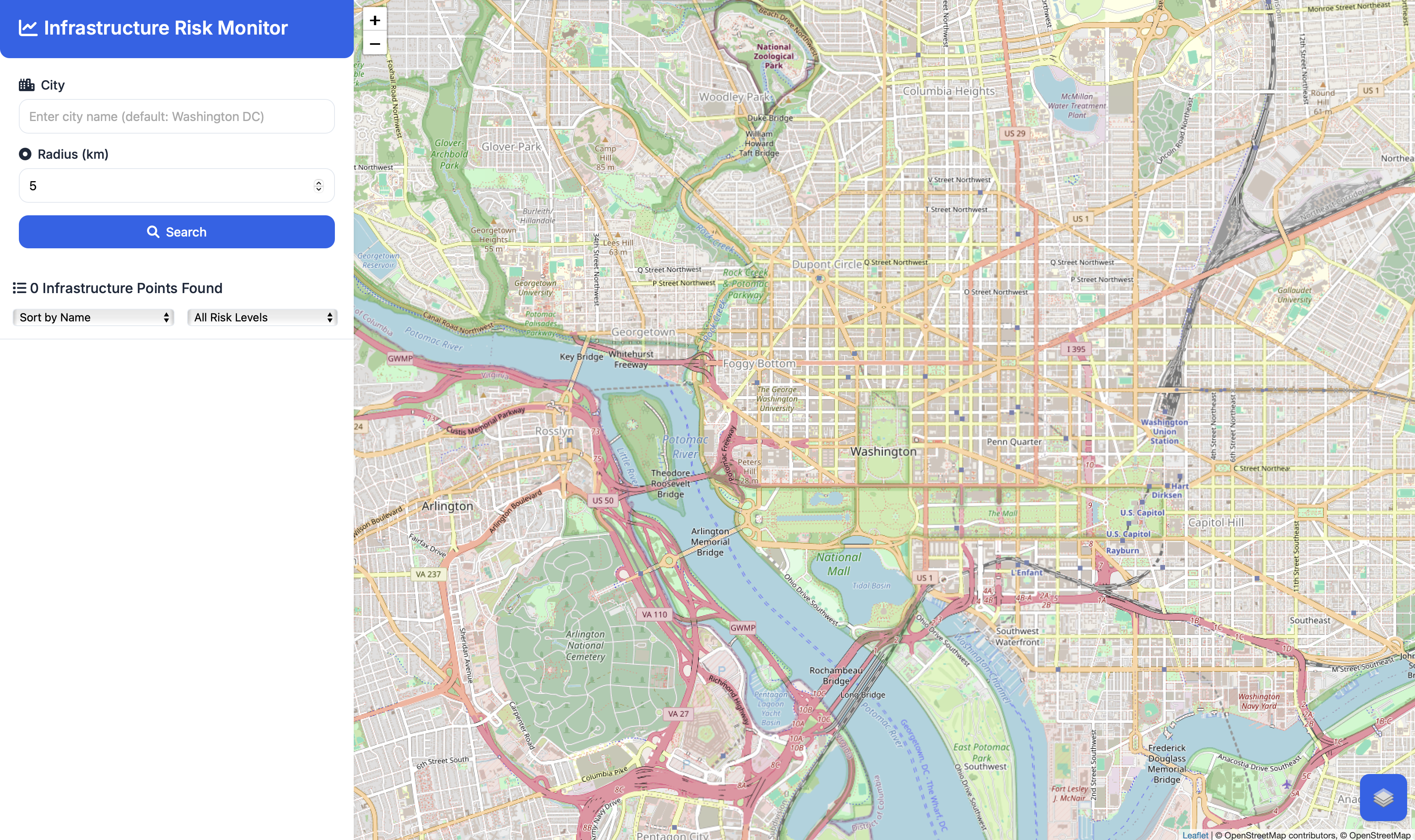 Real-Time Infrastructure Risk Assessment